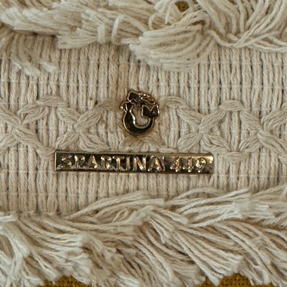 Spartina 449 Embroidered Fringe Pom Pom Tote - Picture 4 of 16